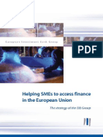 Helping SMEs to Access Finance in the European Union