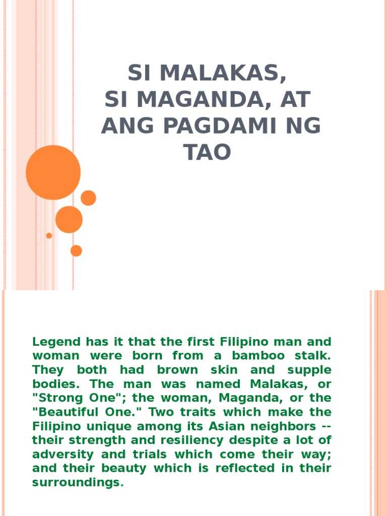 (#28) Si Malakas at Si Maganda