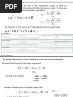 Roots Newton-Raphson Method