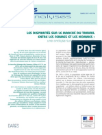 Les Disparités Sur Le Marché Du Travail