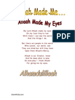 Allaah Made Me