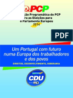 Declaracao Programatica Pcp Eleicoes Parlamento Europeu 2014