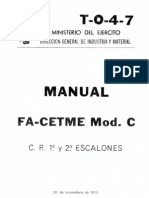 T-0-4-7 Manual CETME C 1-2 Escalones