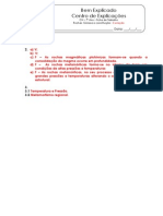 B - 5.2 - Ficha Formativa - Rochas - Génese e Constituição (1) - Soluções