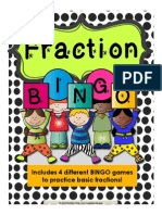 Fraction Bingo Game Preview