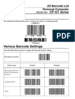 CF-U1 Barcodes