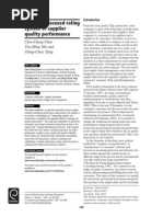 Session 19_Article_Customer-Focused Rating System of Supplier Quality Performance