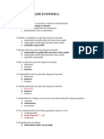 Teste Grila Geografie Economica 2012 NN