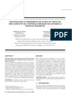 [2010-A] Metodologia e Ferramenta Ao Apoio Ao Teste de Nao Conflito No Controle Modulade de SED