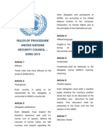 UNSC - Rules of Procedure