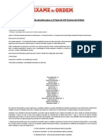 Original Cronograma de Estudos para o XVI Exame de Ordem