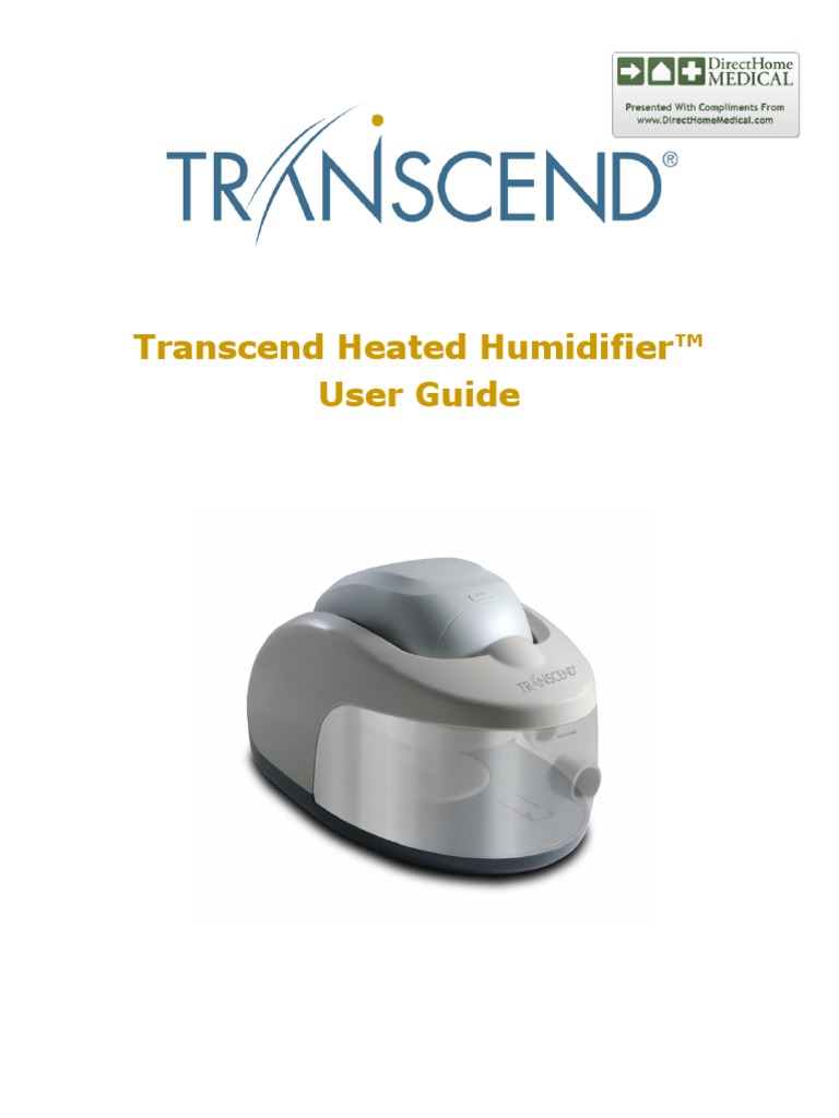 Transcend Cpap Humidifier User Manual Hertz