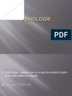 Curs 9 -Psihologie