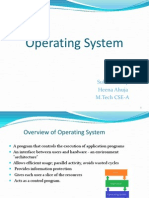 Operating System: Submitted By:-Heena Ahuja M.Tech CSE-A