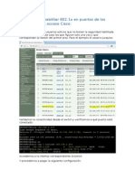 Proceso para Habilitar 802 - 1x en Puertos de Switches de Acceso Cisco