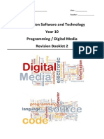 Information Software and Technology Year 10 Programming / Digital Media Revision Booklet 2