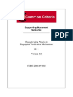 Supporting Document Guidance: Characterizing Attacks To Fingerprint Verification Mechanisms 2011