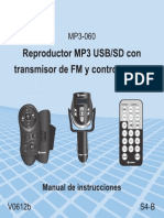 Reproductor MP3 FM Control Remoto