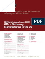 Office Stationery Manufacturing in The US Industry Report