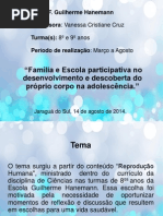 Apresentação Projeto Sexualidade e Drogas