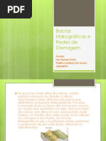 (Trabalho) Bacias Hidrográficas e Redes de Drenagem