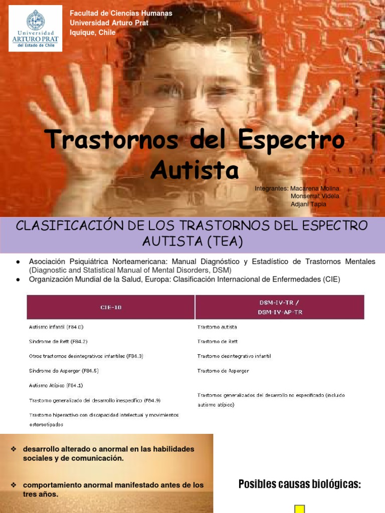 Trastornos Espectro Autista | PDF | Autismo | Desorden hiperactivo y ...