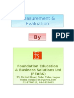 Training-Measurement & Evaluation