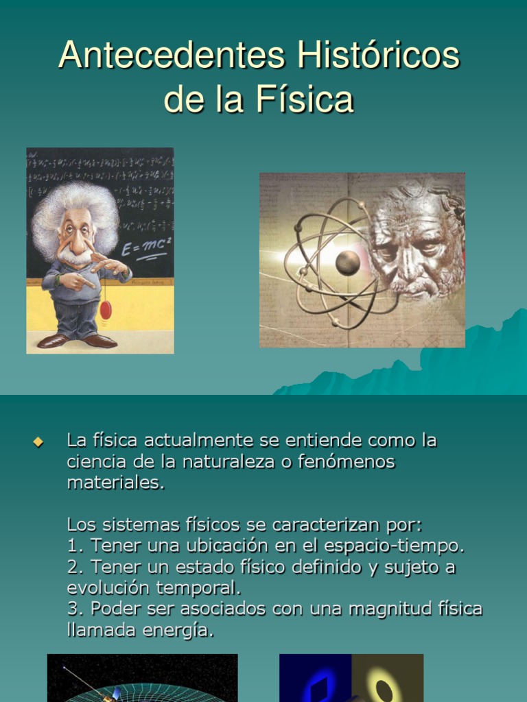 Antecedentes Históricos de La Física