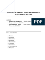 Programa de Gimnasia Laboral