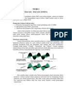 Teori Macam Antena & Media Transmisi