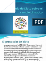 Protocolo de Kioto Sobre El Cambio Climático