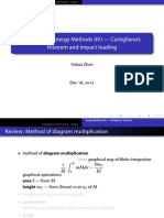 Castigliano's 2nd Theorem Impact on Beam Deflection