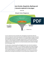 Secret of Quantum Gravity, Singularity, Big Bang and Ekpyrotic Scenario explored in two pages