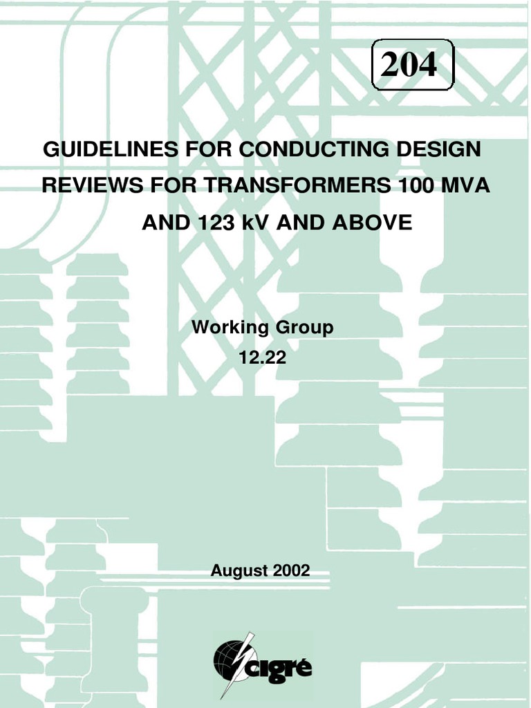 Cigre 204 | PDF | Transformer | Insulator (Electricity)