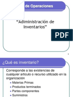 Inventarios Gestion de Operaciones