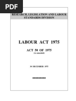 Labour ACT 1975