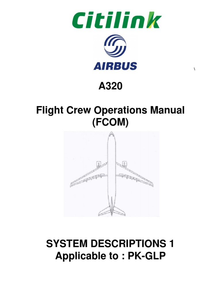 A320 Flight Crew Operations Manual (FCOM) | PDF | Computers