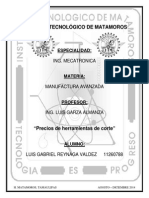 Precios Herramientas CNC