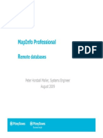 MapInfo Professional 10 and Databases