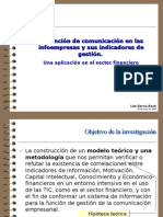Presentación tesis doctoral Indicadores de gestión en la función de comunicación