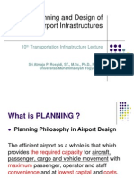 Planning and Design of Airport Infrastructures: 10 Transportation Infrastructure Lecture