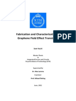 Fabrication and Characterization of GFET