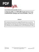 Configuring QSIG Over ISDN-PRI Trunksl