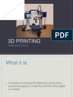 3D Printing: Diamond Davis