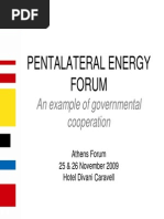 PENTALATERAL ENERGY FORUM An Example of Governmental Cooperation