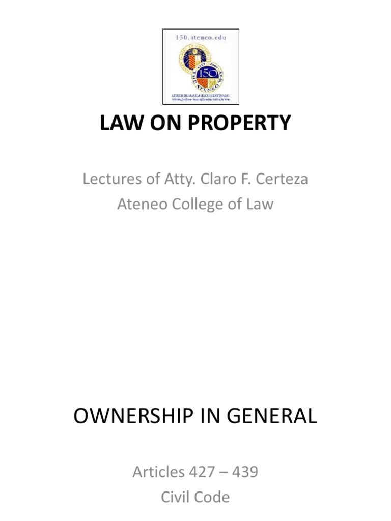 Ownership Rights and Limitations | PDF | Eminent Domain | Ownership