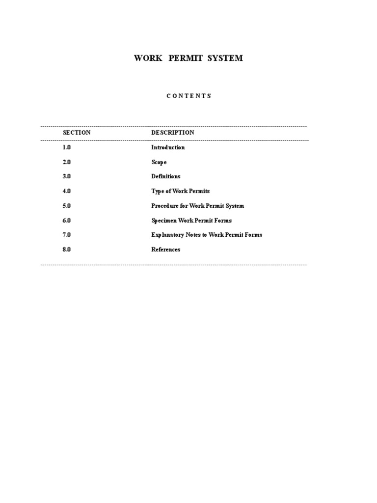 Work Permit System | PDF | Personal Protective Equipment | Fires