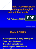 The Mind-Body-Spirit Connection: Healing at Psychological and Spiritual Levels