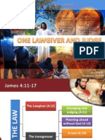 4th Quarter 2014 Lesson 9 One Lawgiver and Judge Powerpoint Presentation