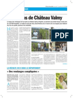 Les vendanges au Château Valmy